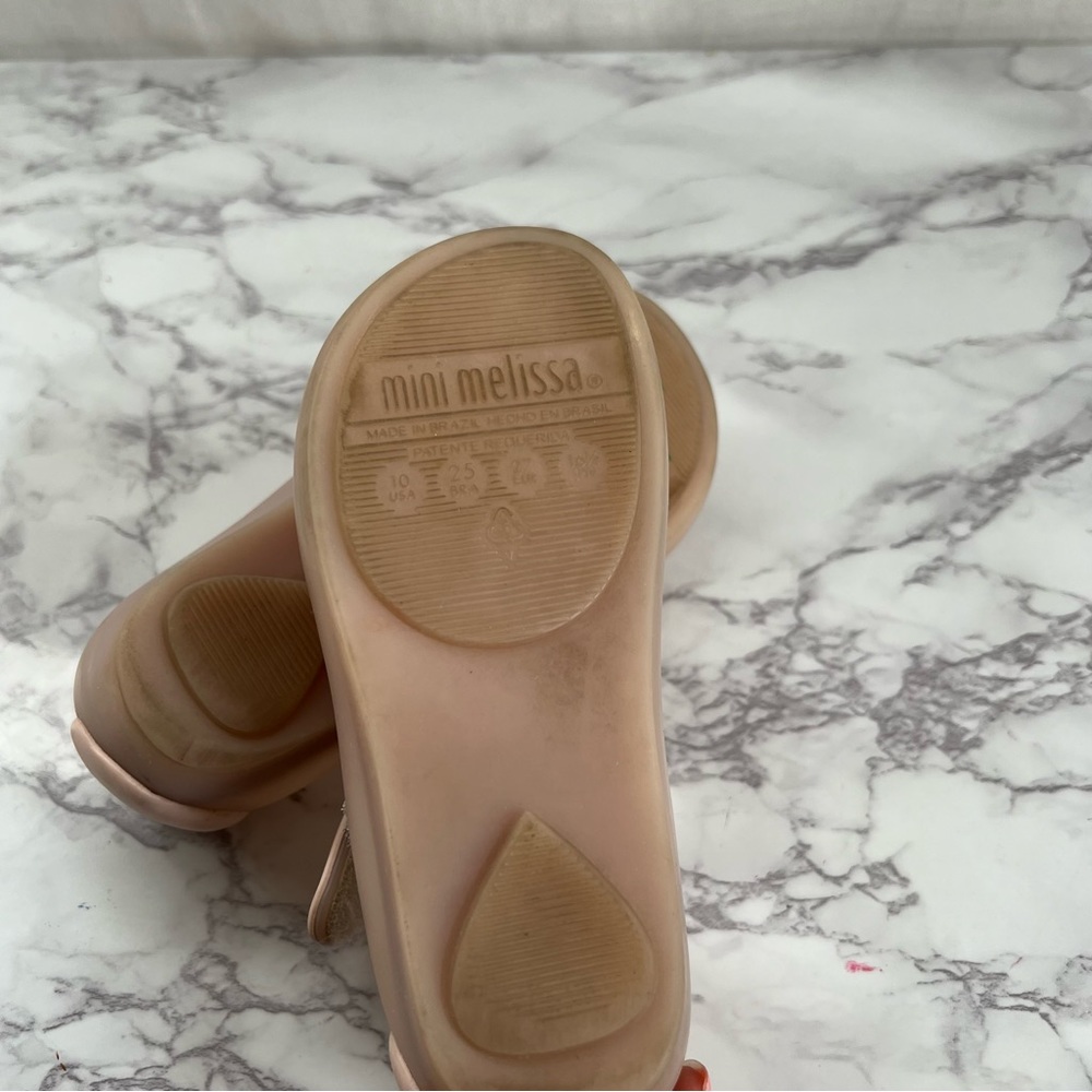 Mini Melissa Pink Kitty Cat Jelly Shoes. Size 10 - Picture 12 of 16